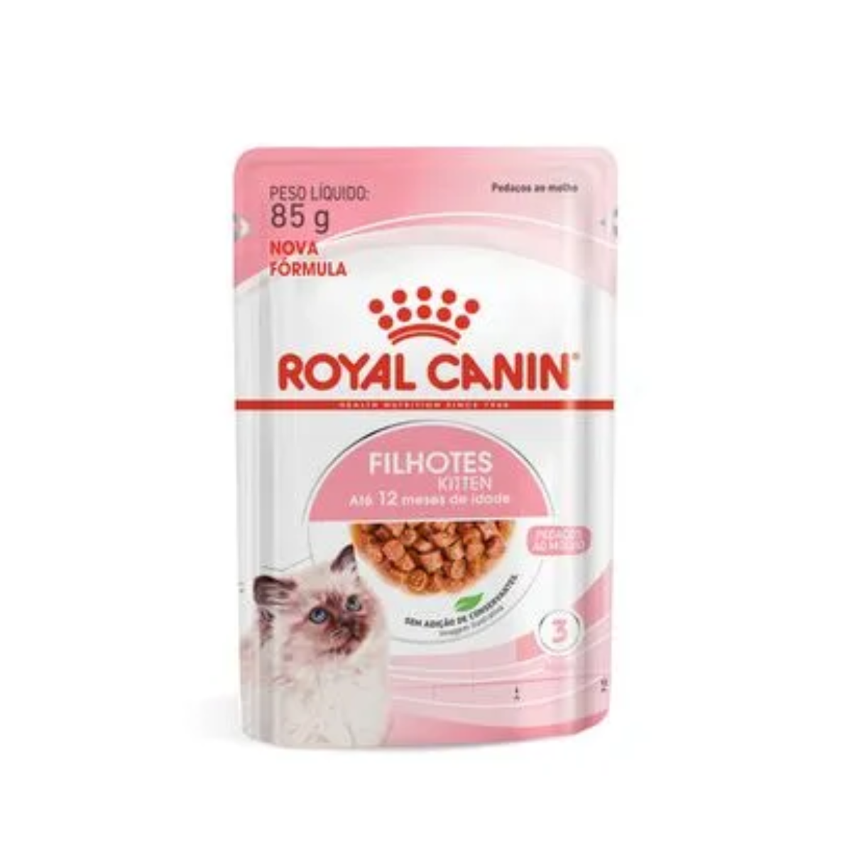 Ração Úmida Royal Canin Kitten Jelly Gatos Acima12 Meses 85g