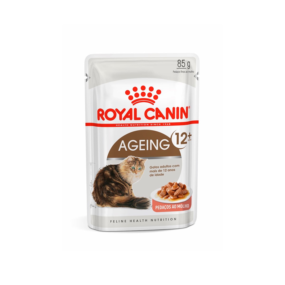 Ração Úmida Royal Canin Sachê Ageing 12+ para Gatos Adultos Acima de 12 Anos 85 g