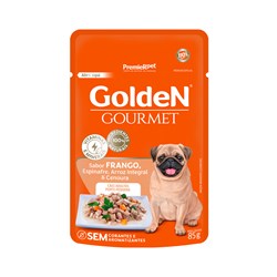 Ração Úmida Sachê Golden Gourmet para Cães Adultos de Porte Pequeno