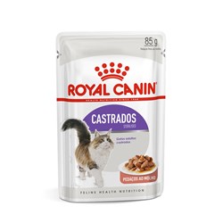 Produto Ração Úmida Sachê Royal Canin para Gatos Castrados (Pedaços ao Molho) 85g