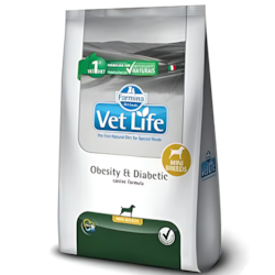 RAÇÃO VET LIFE CANINE OBESITY & DIABETIC (RAÇA MEDIA) 2KG