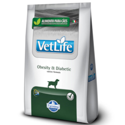 Ração Vet Life Natural Obesity & Diabetic para Cães Adultos 10,1 kg