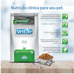 Ração Vet Life Renal para Gatos