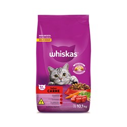 Ração Whiskas para Gatos Castrados Sabor Carne