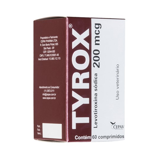 Repositor Hormonal Tyrox Cepav - 60 comprimidos