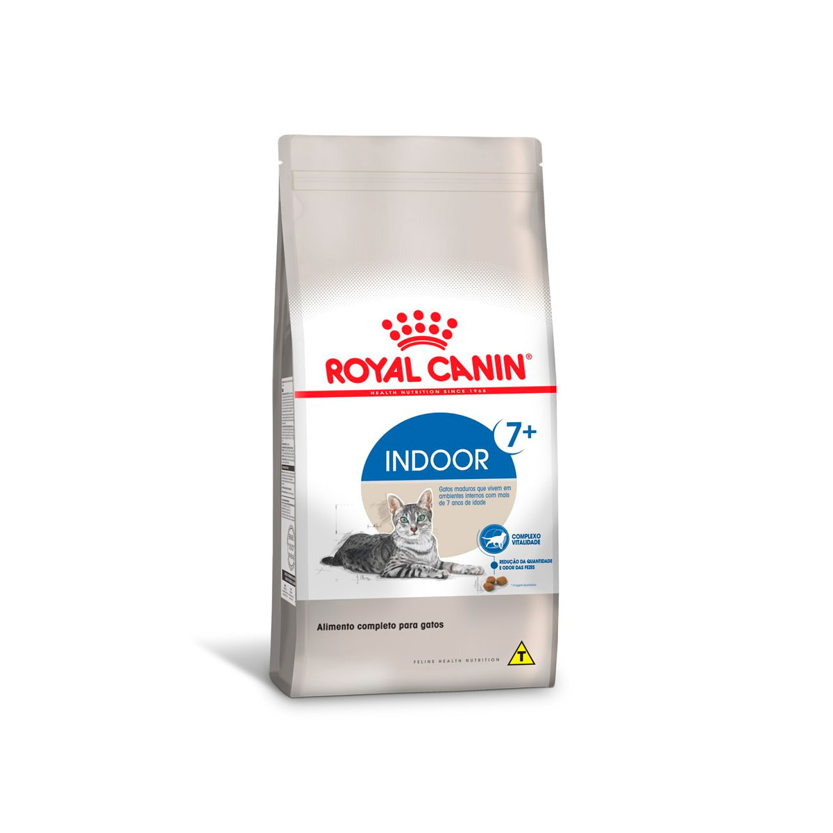 Royal Canin Indoor 7 + para Gatos Adultos Acima de 7 Anos