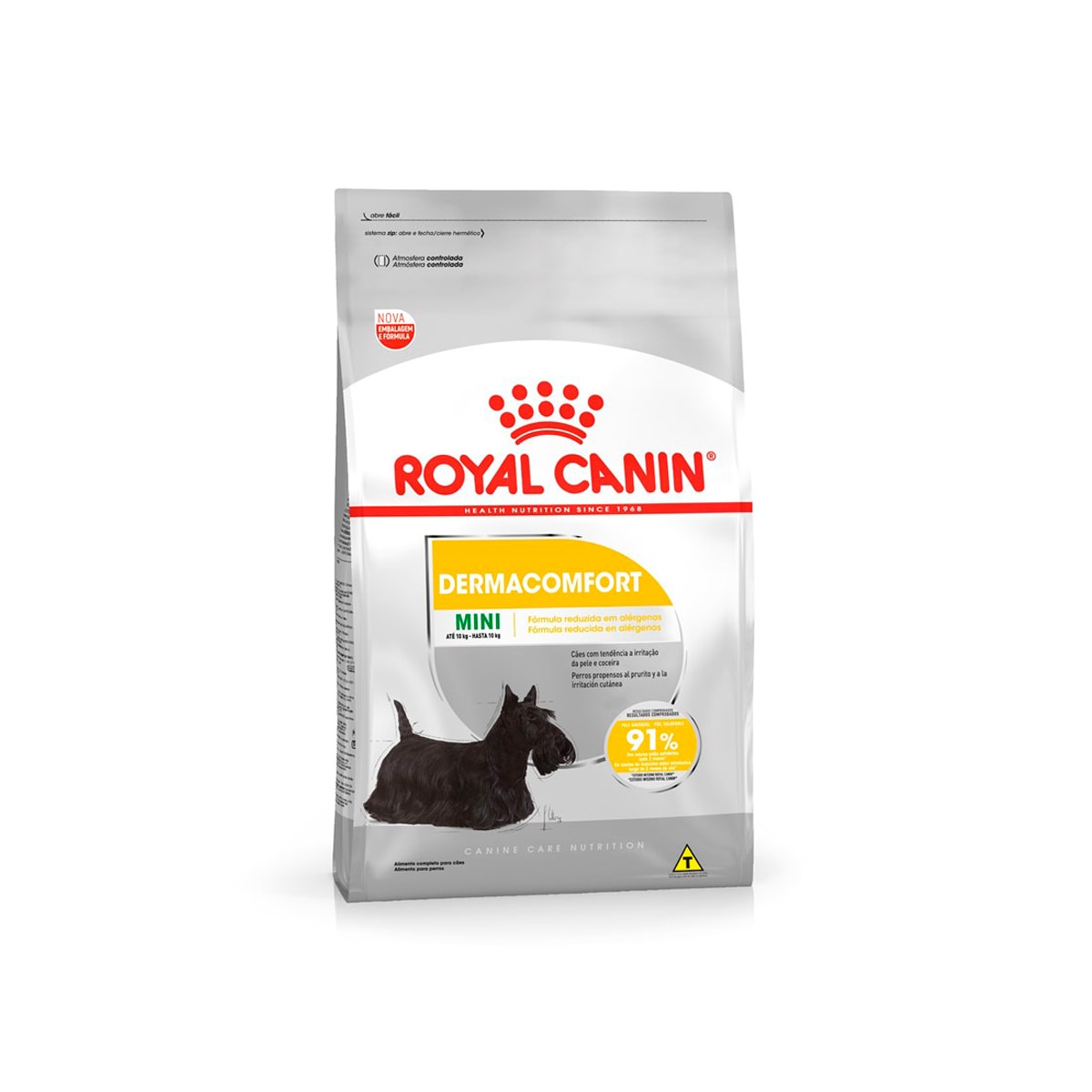 Royal Canin Mini Dermacomfort para Cães Adultos e Sênior de Porte Pequeno