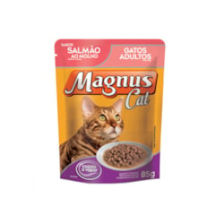 Sachê Cat Magnus Castrados para Gatos Adultos Sabor Frango 85g