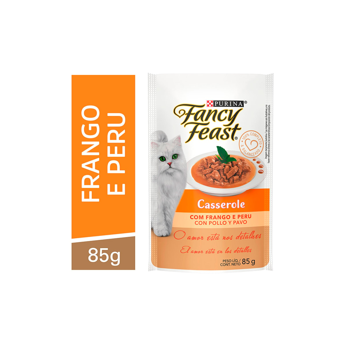 Sachê Fancy Feast Casserole Sabor Frango e Peru 85g