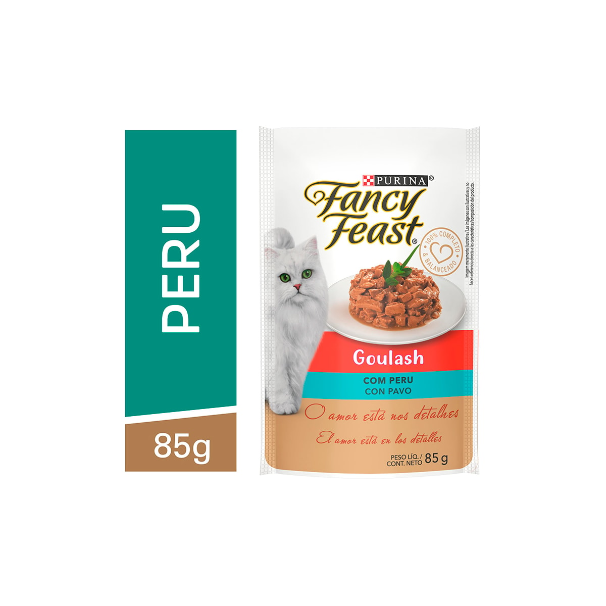 Sachê Fancy Feast Goulash Sabor Peru 85g