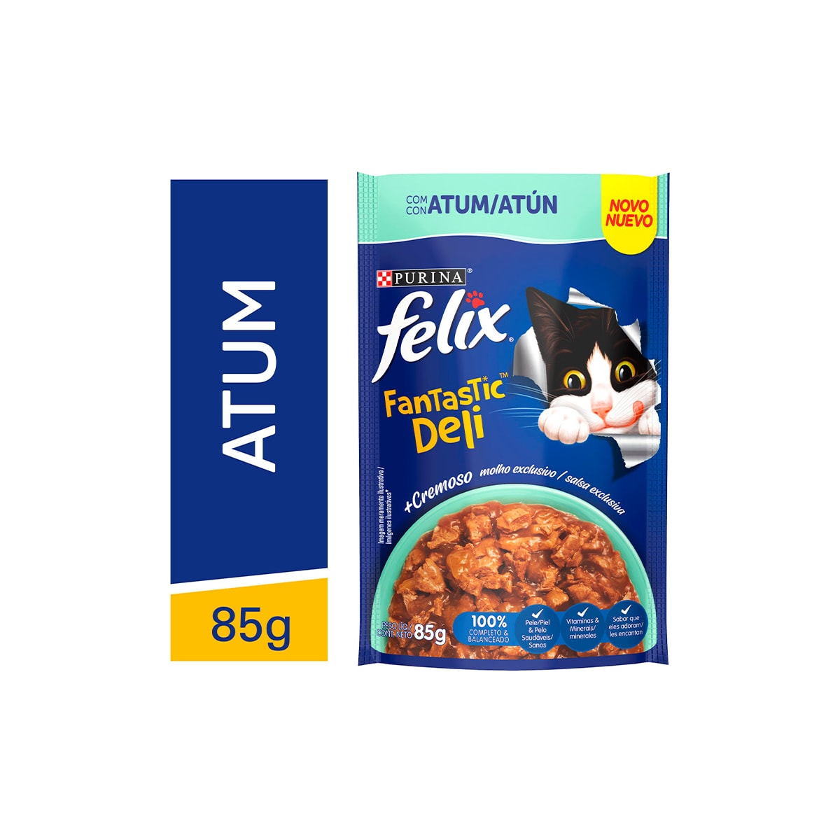 Sachê Felix Fantastic Deli Sabor Atum 85g