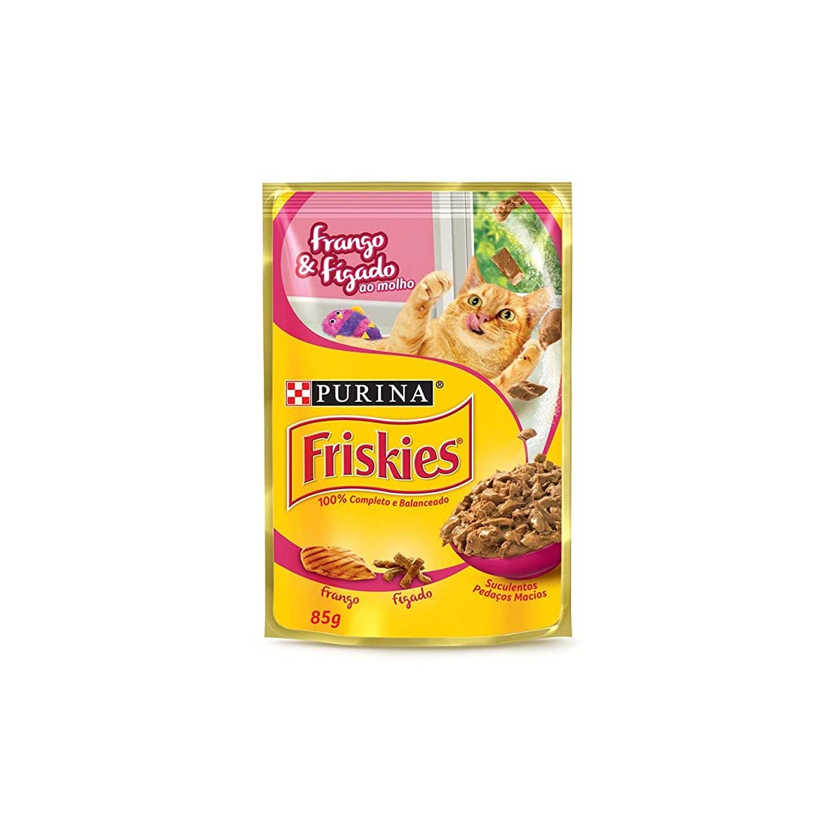 Sachê Friskies Sabor Frango e Figado 85g