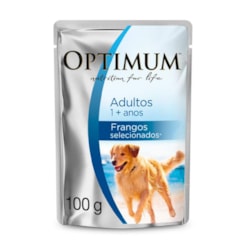 Sachê Optimum Dog para Cães Adutos Sabor Frango 100g