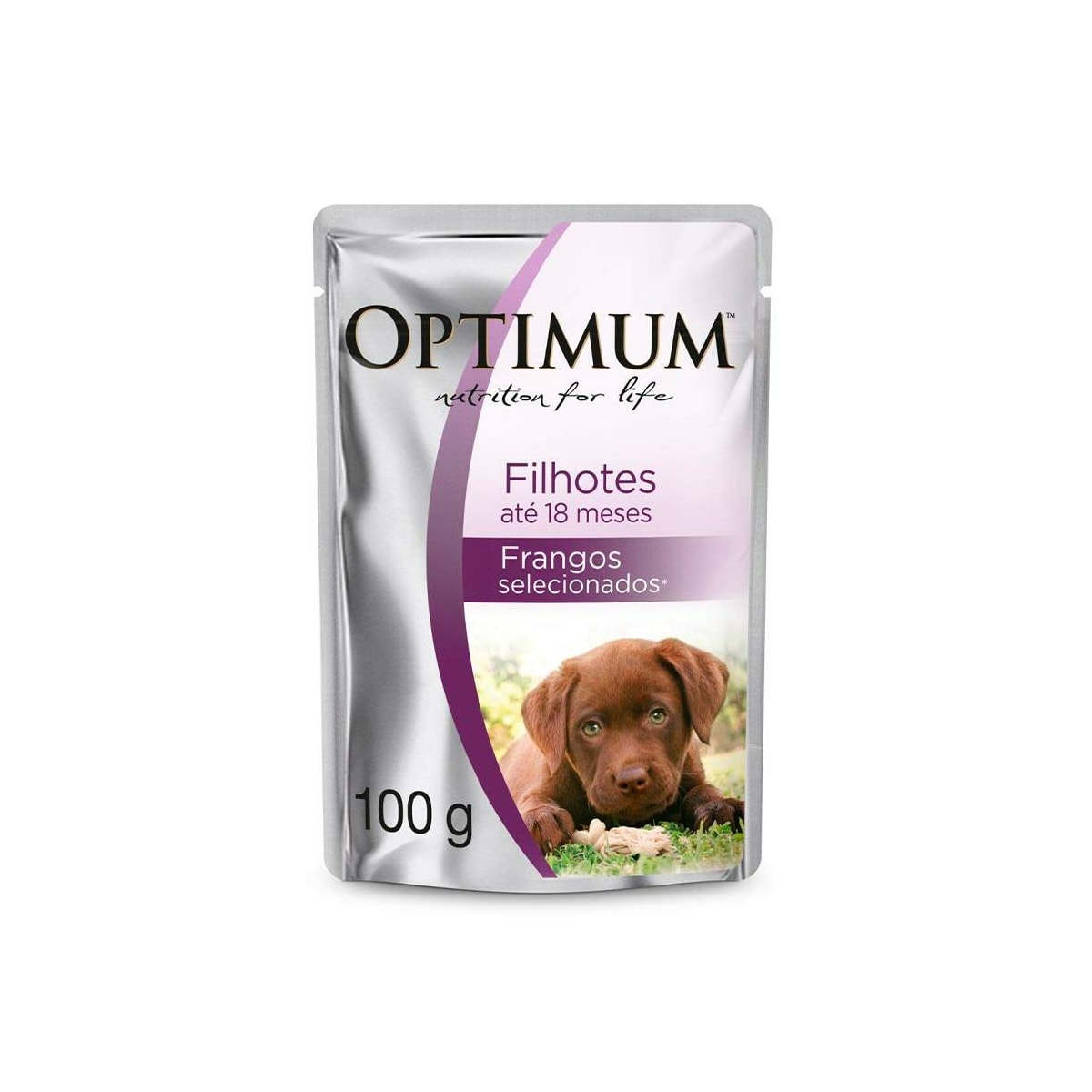 Sachê Optimum para Cães Filhotes Sabor Frango 100g