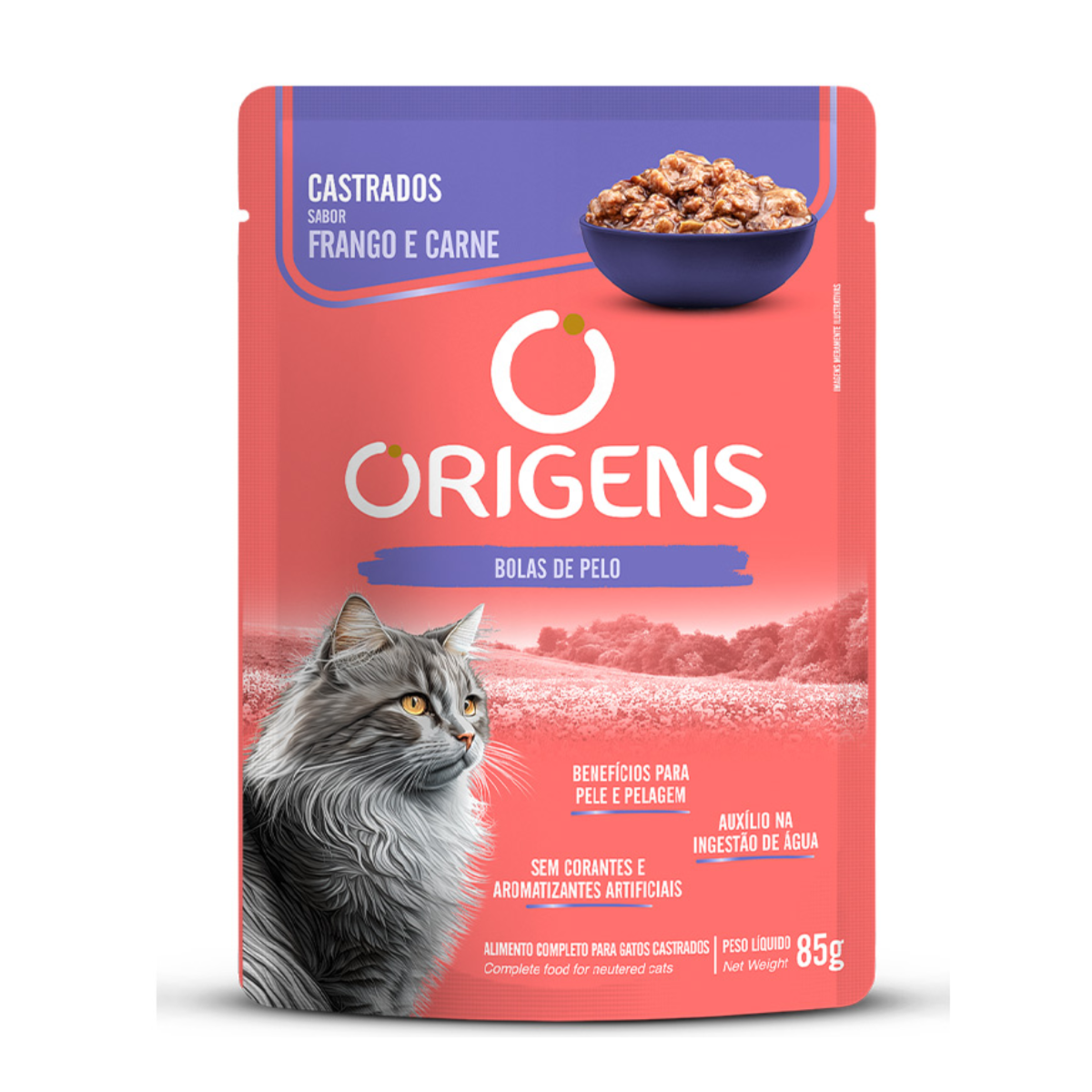 SACHE ORIGENS GATO CAST FRANGO 85G