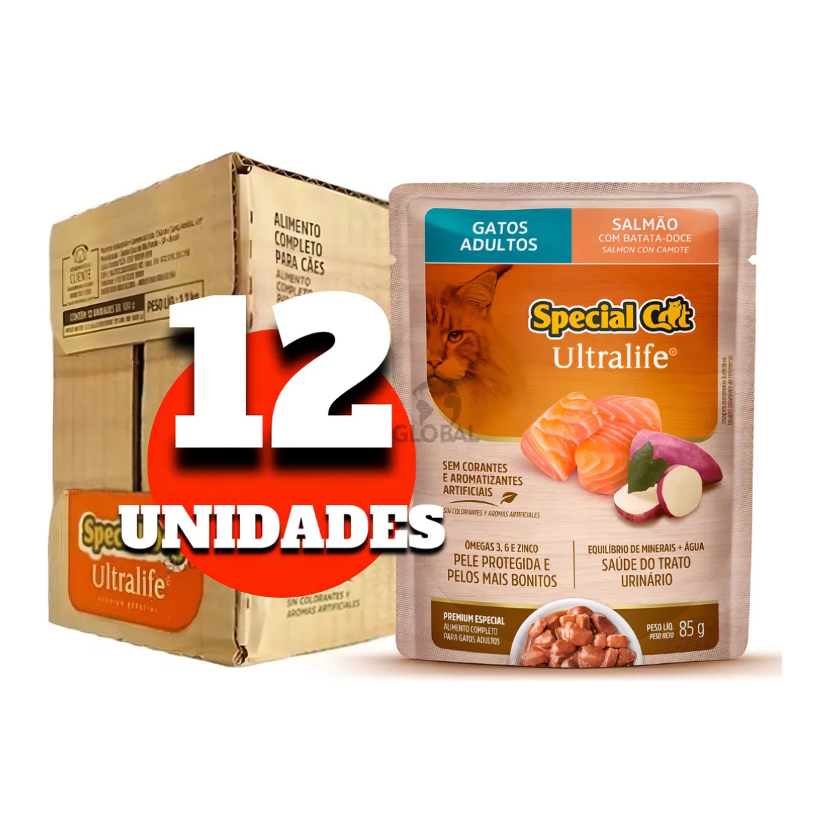 Sachê Special Cat Ultralife Adultos Salmão 12x85g