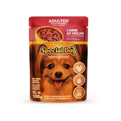 Sachê Special Dog para Cães Adultos de Raças Pequenas Sabor Carne 100g