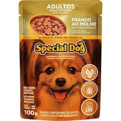 Sachê Special Dog para Cães Adultos de Raças Pequenas Sabor Frango 100g