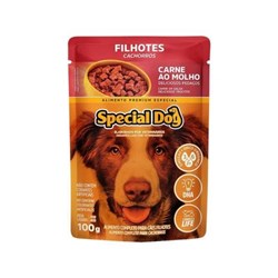 Sachê Special Dog para Cães Filhotes Sabor Carne 100g