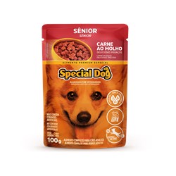 Sachê Special Dog para Cães Sênior Sabor Carne 100g