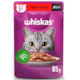 Sachê Whiskas Jelly Adultos Carne 85g