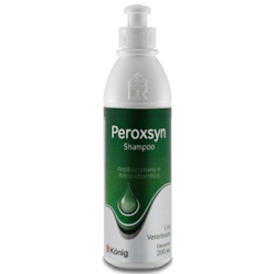 Shampoo Antibacteriano e Antisseborreico Konig Peroxsyn para Cães e Gatos 200ml