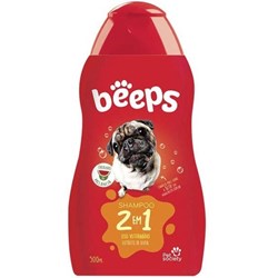 Shampoo Beeps 2 em 1 para Cães e Gatos 500ml