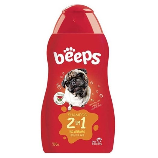 Shampoo Beeps 2 em 1 para Cães e Gatos 500ml