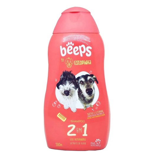 Shampoo Beeps Estopinha 2 em 1 para Cães e Gatos