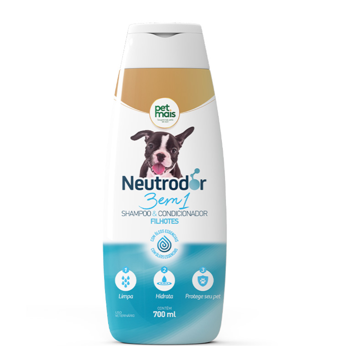 Shampoo & Condicionador Petmais 3 em 1 Filhotes Neutrodor 700ml