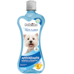 Shampoo Petbrilho Pelos Claros 500ml
