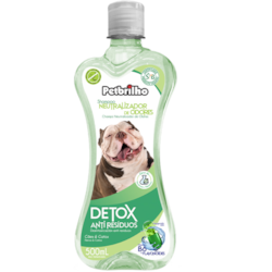 Shampoo Petbrilho Vegano Neutralizador de Odor Detox para Cães 500 ml