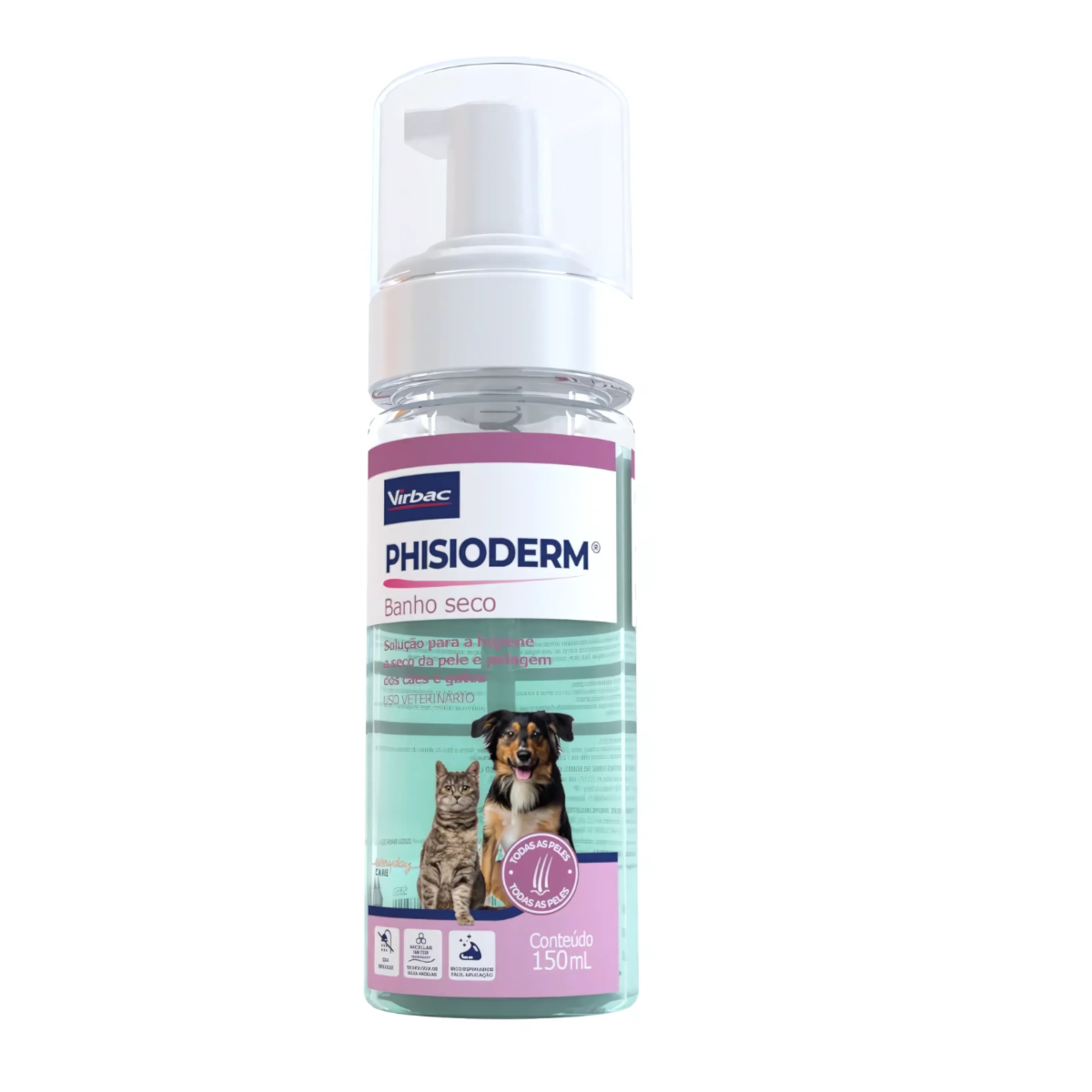 SHAMPOO PHISIODERM BANHO SECO 150ML