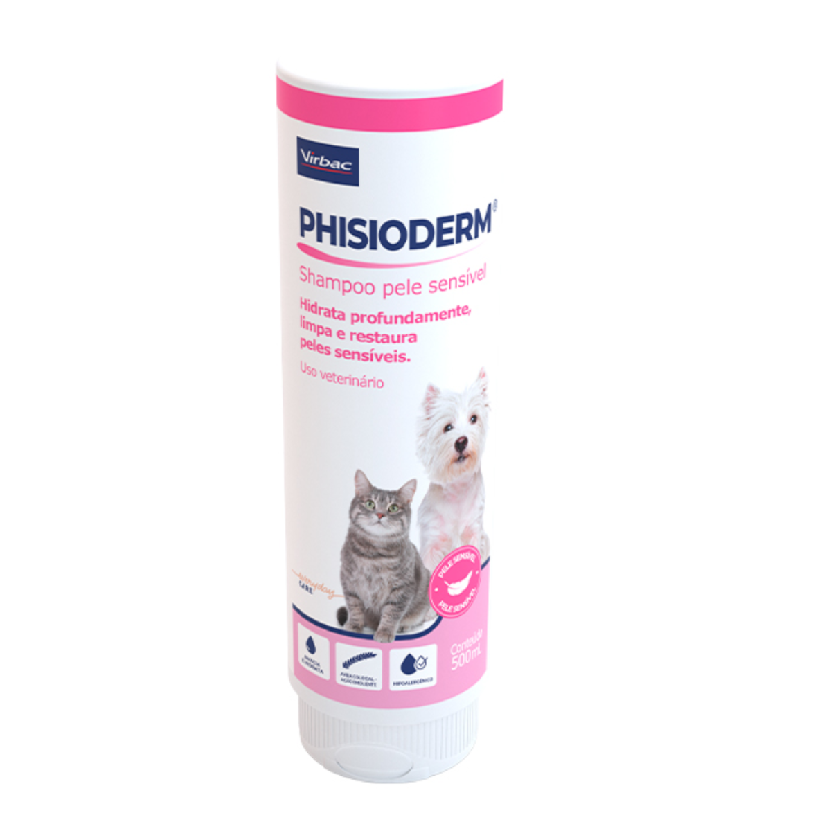 SHAMPOO PHISIODERM PELE SENSIVEL 500 ML (EPISOOTHE)