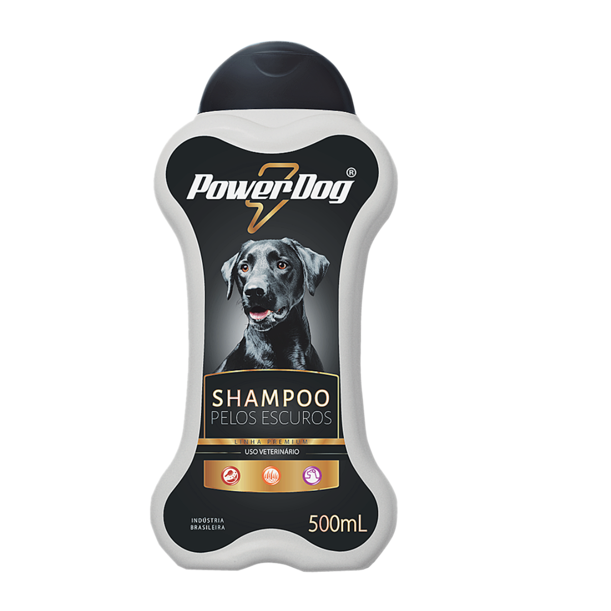 Shampoo Power Dog Pelos Escuros 500ml