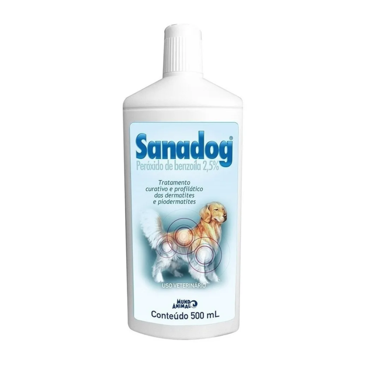 Shampoo Sanadog para Cães Mundo Animal 500 ml