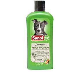 Shampoo Sanol Dog para Pelos Escuros 500ml