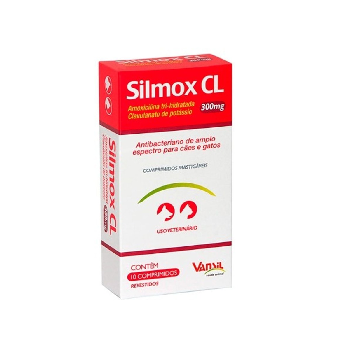 Silmox Cl 300mg Caixa com 10 Comprimidos