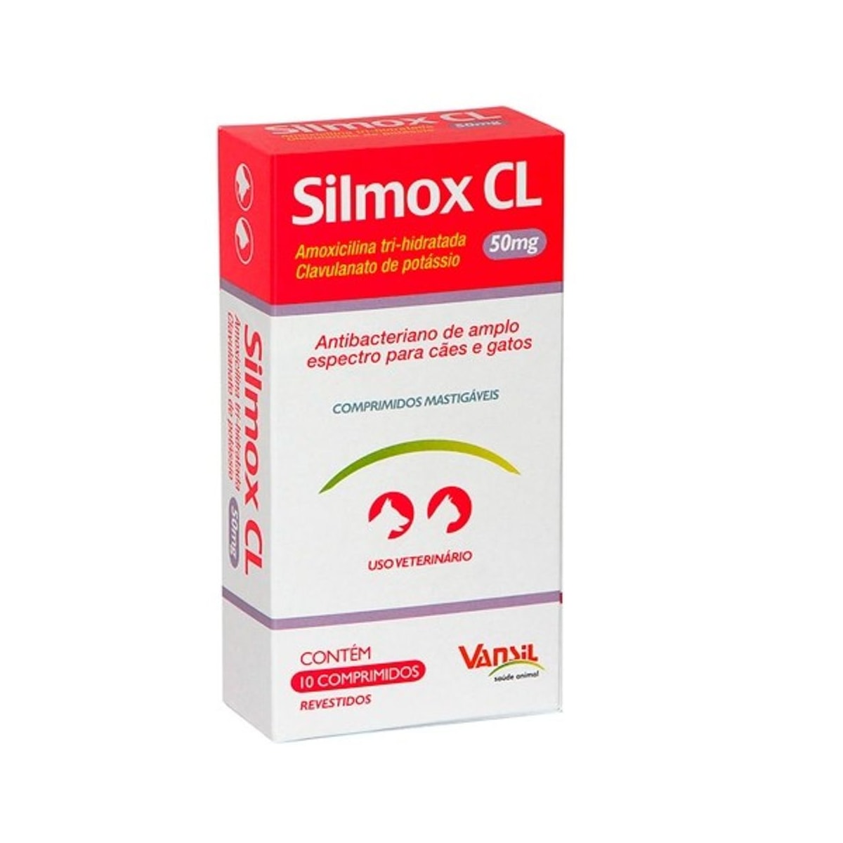 Silmox Cl 50mg Caixa com 10 Comprimidos