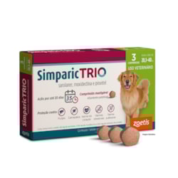 Simparic Trio 12mg (20,1 a 40kg) 3 Comprimidos