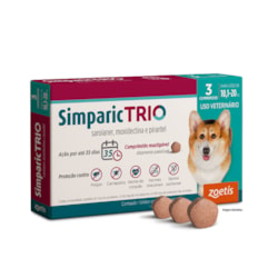 Simparic Trio 24mg (5,1 a 10kg ) 3 Comprimidos
