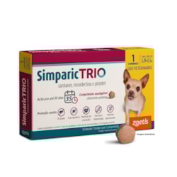 Simparic Trio 3mg (1,25 a  2,5kg) 1 Comprimidos