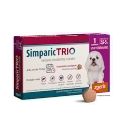 Simparic Trio 6mg (2,6 a 5kg ) 1 Comprimidos