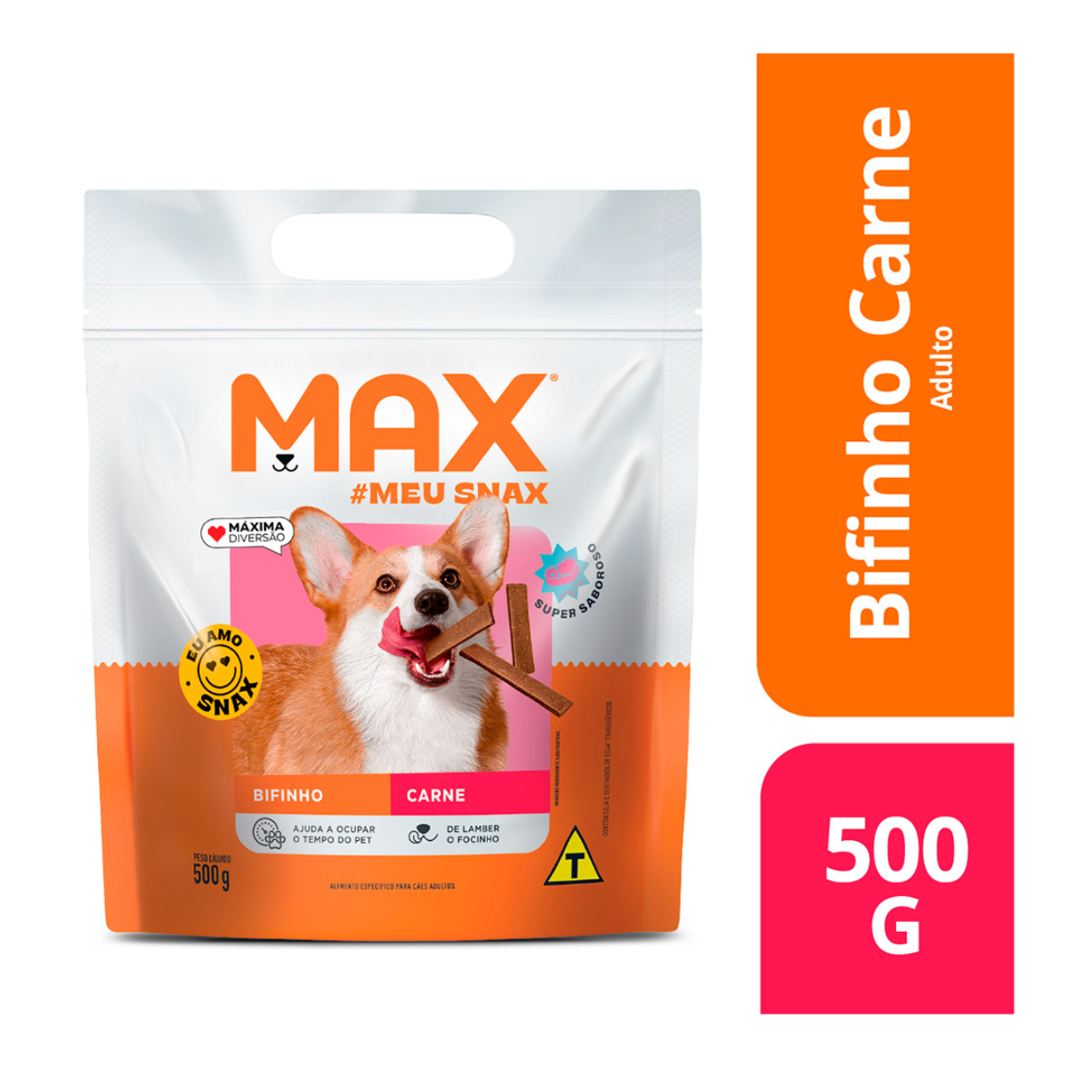 Snack Max Bifinho Carne 500g