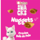 Snack Quatree Nuggets Previne Bola de Pelo para Gatos Sabor Frango 150g