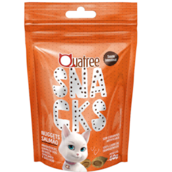 Snack Quatree para Gatos Adultos Sabor Salmão 60g