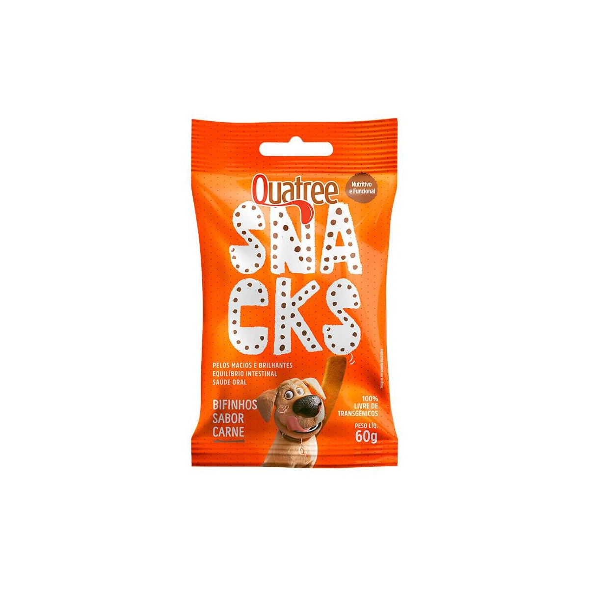 Snacks Bifinhos Quatree Sabor Carne 60G