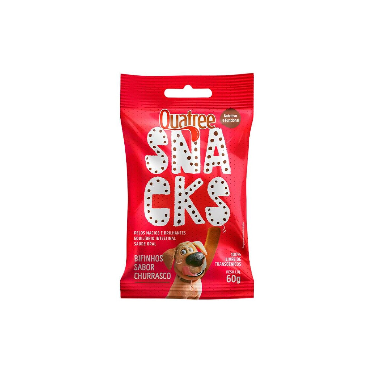 Snacks Bifinhos Quatree Sabor Churrasco 60G