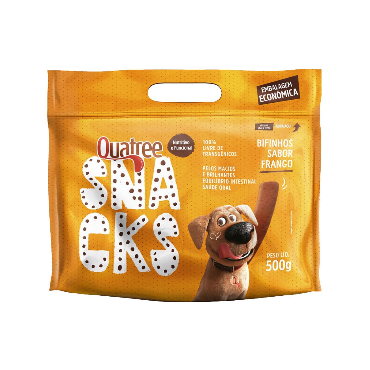 Snacks Bifinhos Quatree Sabor Frango 500G