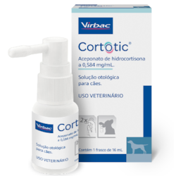 Solução Otológica Virbac Cortotic para Cães 16 ml